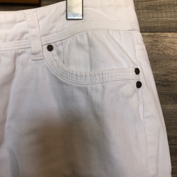 90’s White Denim Coastal Cowgirl Mini Skirt Size 6 - Picture 5 of 7